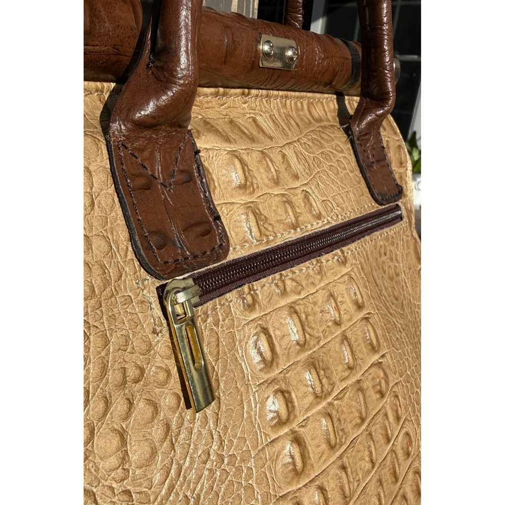 Borse in Pelle Italian Genuine Leather Croc-Embossed Bag Functional Lock‎ & Key - Picture 14 of 16